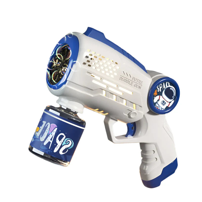 NNEOBA Astronaut Bubble Machine Gun with Lights for Kids