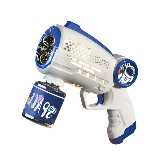 NNEOBA Astronaut Bubble Machine Gun with Lights for Kids