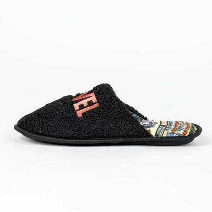 House Slippers Marvel Black