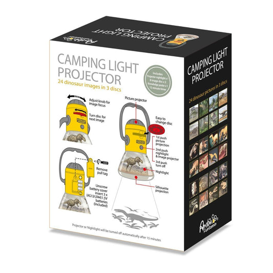 NNEDSZ Dinosaur Mini Night Light Camping Projector - Lantern Torch Kids Learning Toy